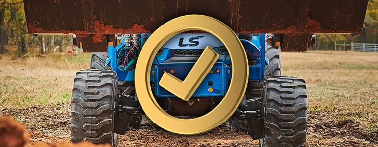 Enjoy the extended warranty on your new LS tractor